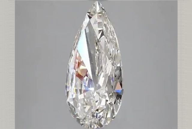 4.02 Carat Pear Lab Diamond