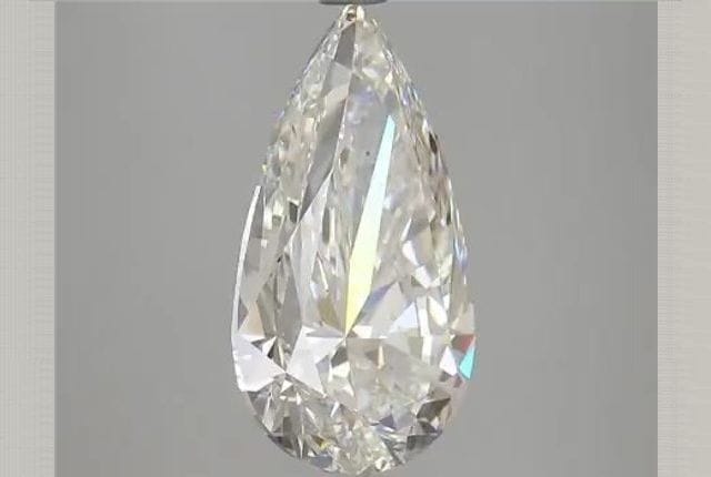 4.06 Carat Pear Lab Diamond
