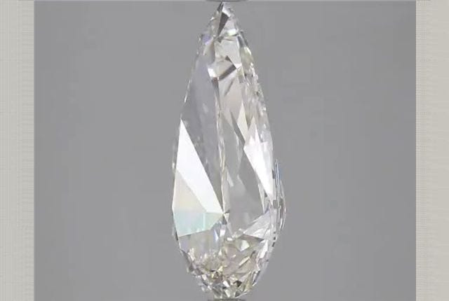 4.21 Carat Pear Lab Diamond