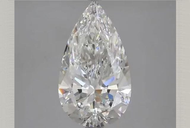 4.03 Carat Pear Lab Diamond