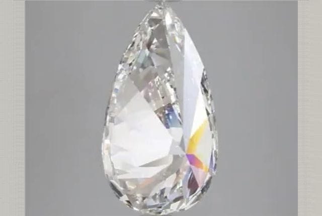 4.08 Carat Pear Lab Diamond