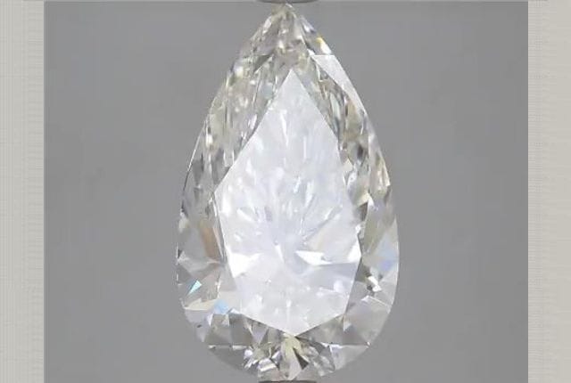 4.08 Carat Pear Lab Diamond
