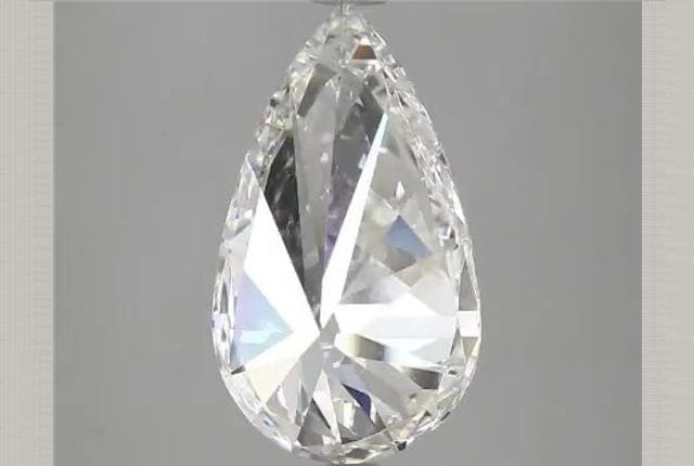 4.08 Carat Pear Lab Diamond