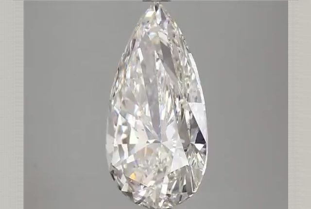 4.12 Carat Pear Lab Diamond