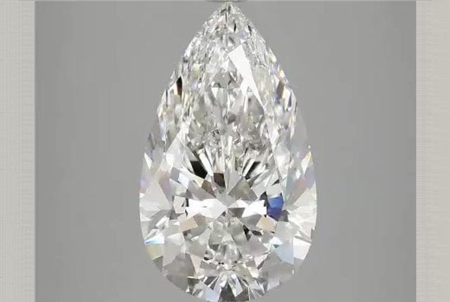 4.04 Carat Pear Lab Diamond