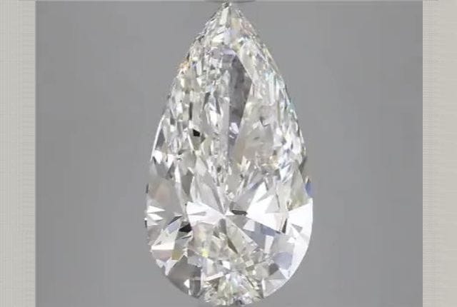 4.05 Carat Pear Lab Diamond