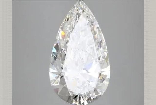 4.01 Carat Pear Lab Diamond