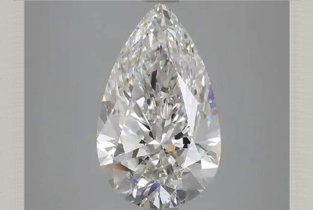 4.36 Carat Pear Lab Diamond