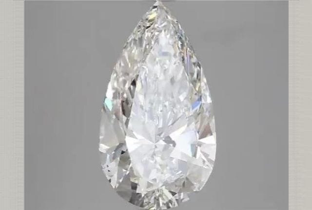 4.00 Carat Pear Lab Diamond
