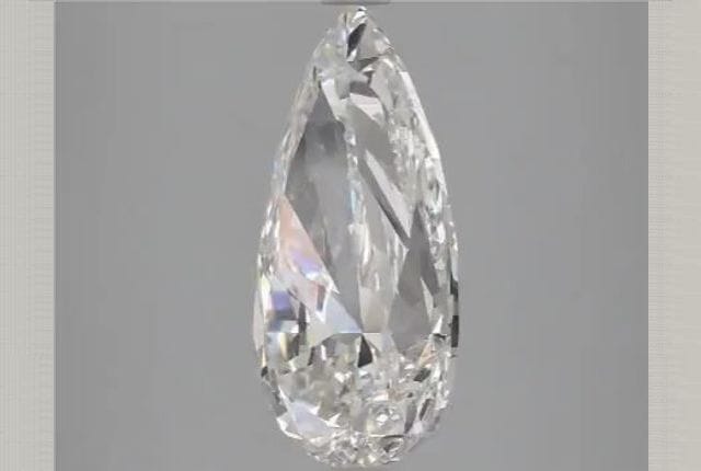 4.02 Carat Pear Lab Diamond