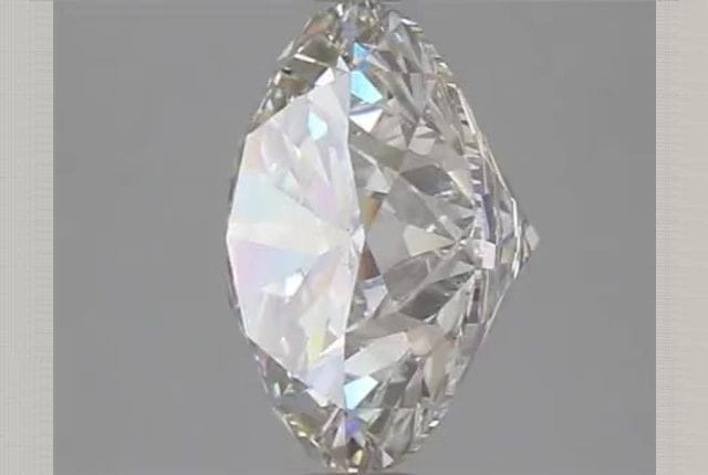 3.78 Carat Round Lab Diamond