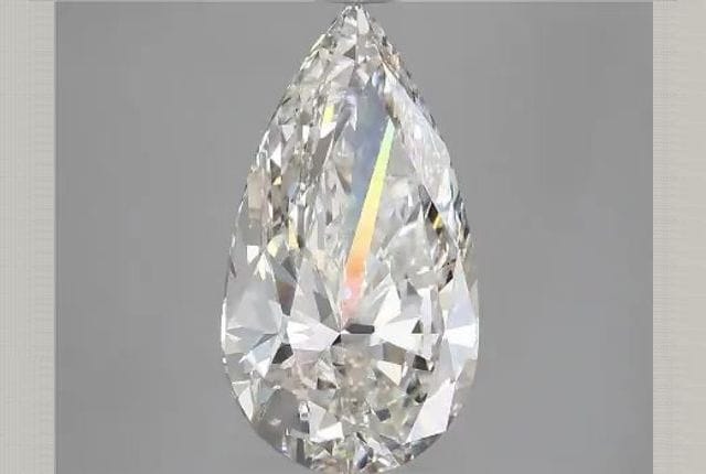 4.24 Carat Pear Lab Diamond