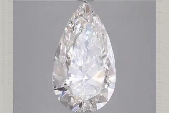 4.25 Carat Pear Lab Diamond