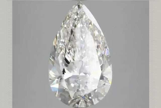 4.07 Carat Pear Lab Diamond
