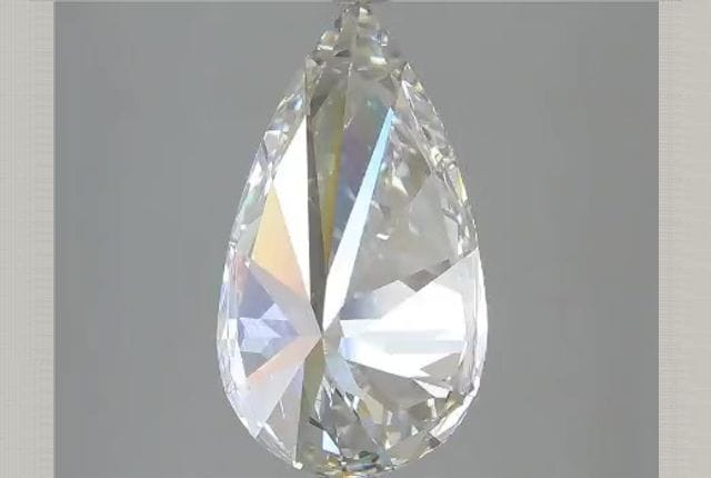 4.02 Carat Pear Lab Diamond