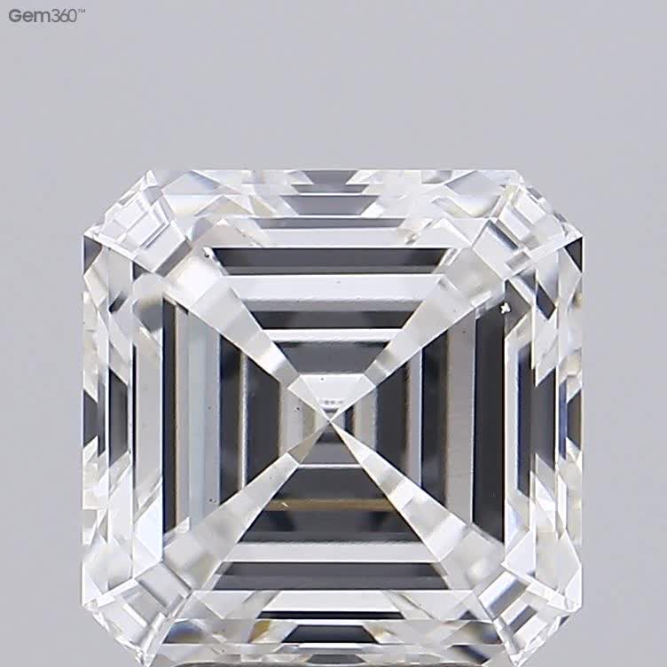 3.53 Carat Asscher Lab Diamond