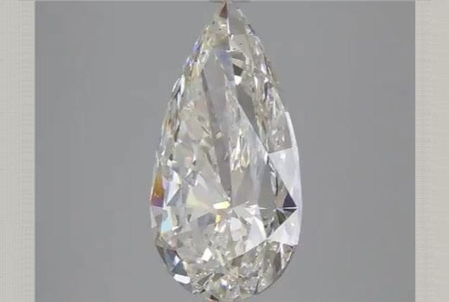 4.18 Carat Pear Lab Diamond