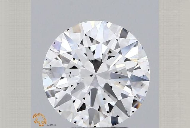 3.43 Carat Round Lab Diamond