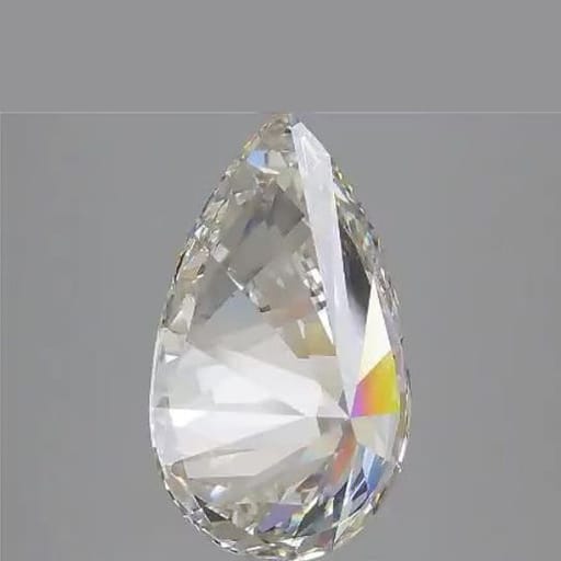 4.05 Carat Pear Lab Diamond