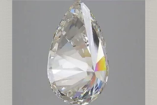 4.05 Carat Pear Lab Diamond