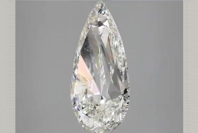 4.08 Carat Pear Lab Diamond