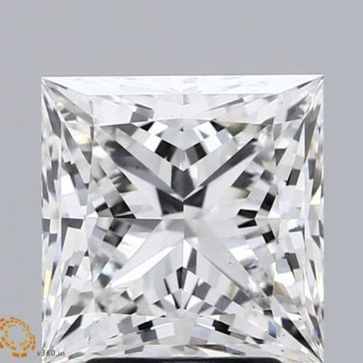 3.68 Carat Princess Lab Diamond