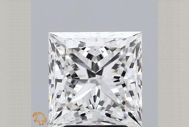 3.68 Carat Princess Lab Diamond
