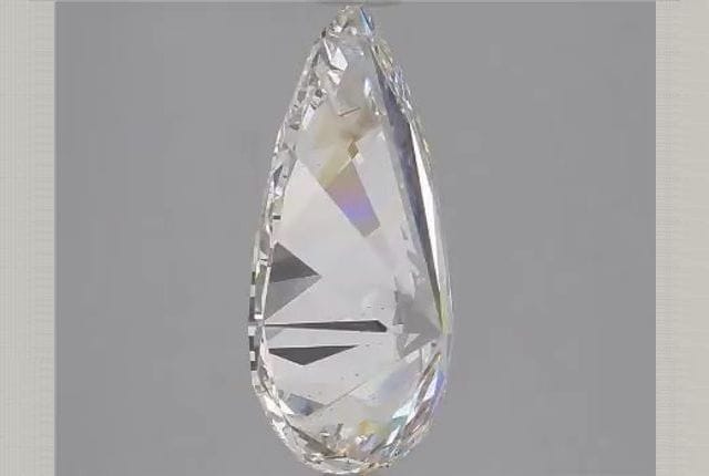3.98 Carat Pear Lab Diamond