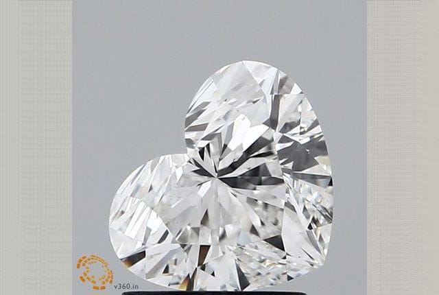 1.53 Carat Heart Lab Diamond