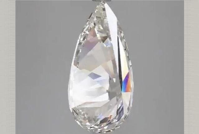 4.04 Carat Pear Lab Diamond