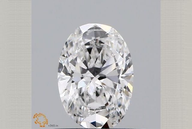 0.57 Carat Oval Lab Diamond
