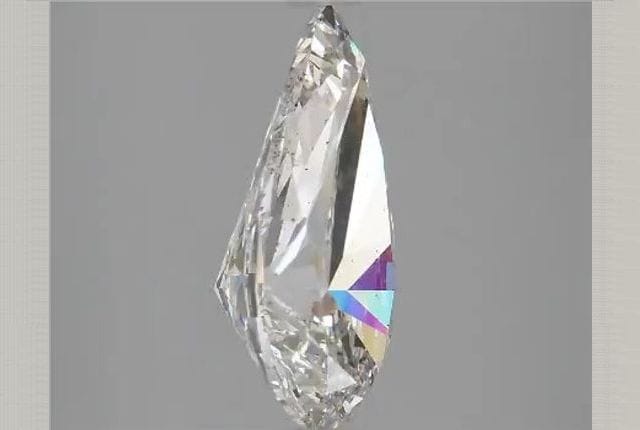 3.77 Carat Pear Lab Diamond