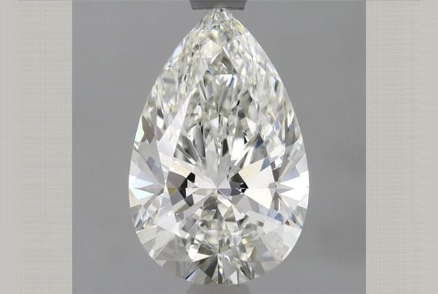 1.64 Carat Pear Lab Diamond