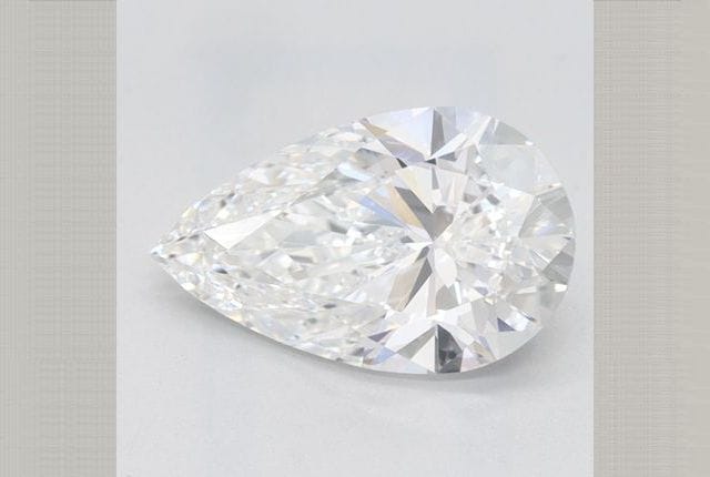 1.65 Carat Pear Lab Diamond