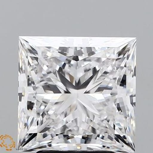 3.62 Carat Princess Lab Diamond