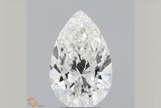 2.60 Carat Pear Lab Diamond