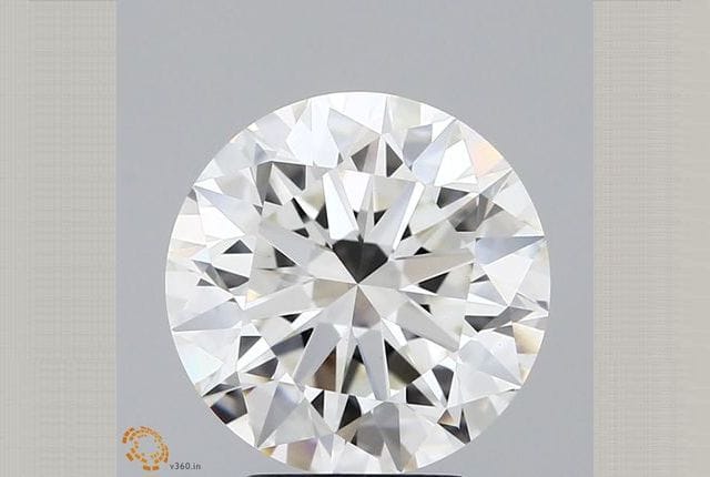 3.52 Carat Round Lab Diamond