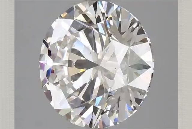 3.67 Carat Round Lab Diamond