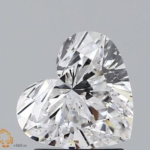 1.54 Carat Heart Lab Diamond
