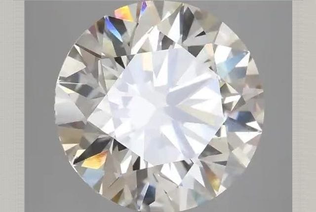 4.08 Carat Round Lab Diamond
