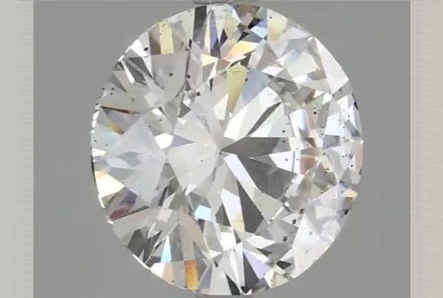 3.87 Carat Round Lab Diamond