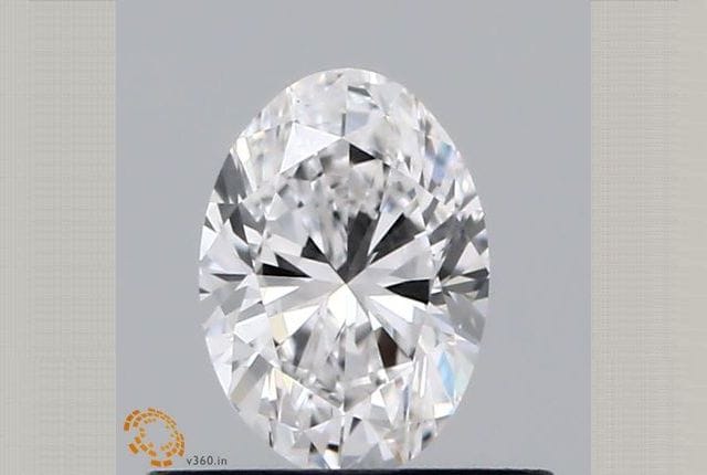 0.46 Carat Oval Lab Diamond