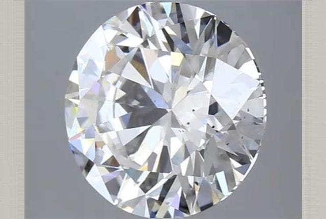 4.04 Carat Round Lab Diamond