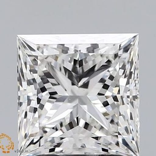 5.02 CTW Princess Lab Diamonds