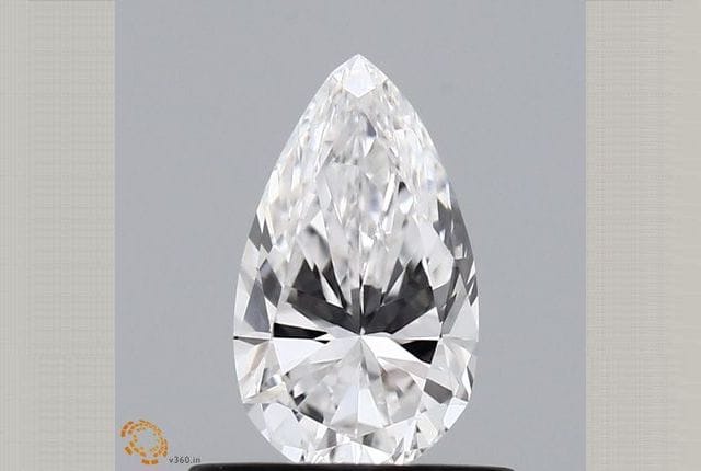 0.56 Carat Pear Lab Diamond