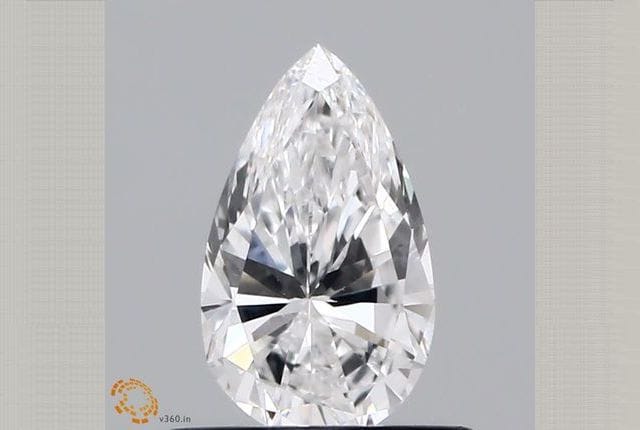 0.55 Carat Pear Lab Diamond