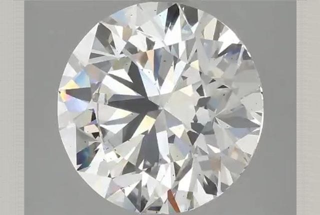 3.73 Carat Round Lab Diamond