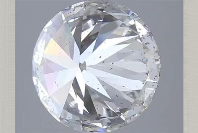 3.69 Carat Round Lab Diamond