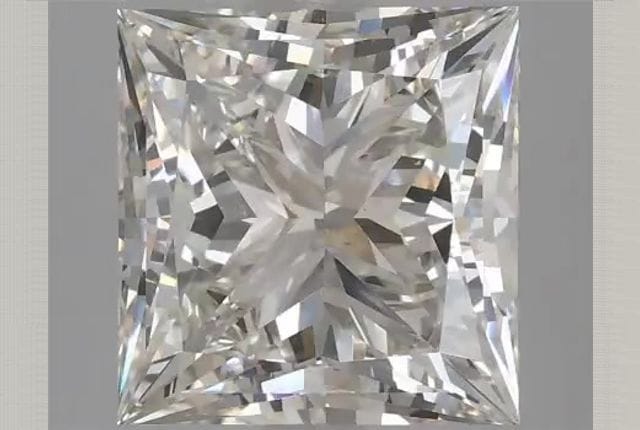 3.82 Carat Princess Lab Diamond