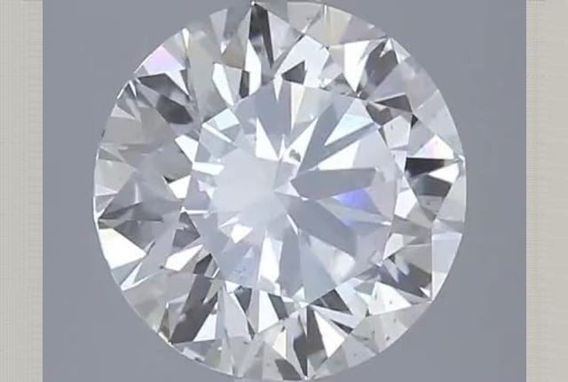 3.02 Carat Round Lab Diamond